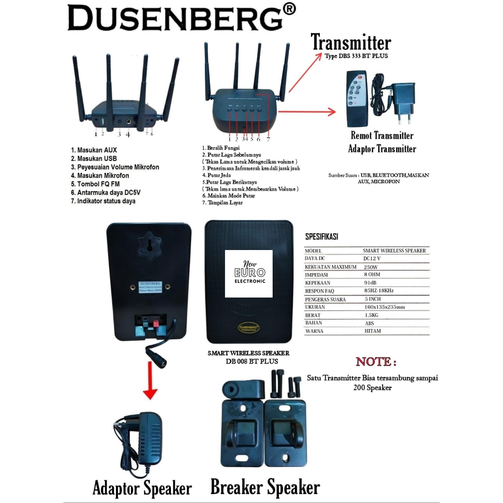 Transmitter DBS 333BT PLUS
