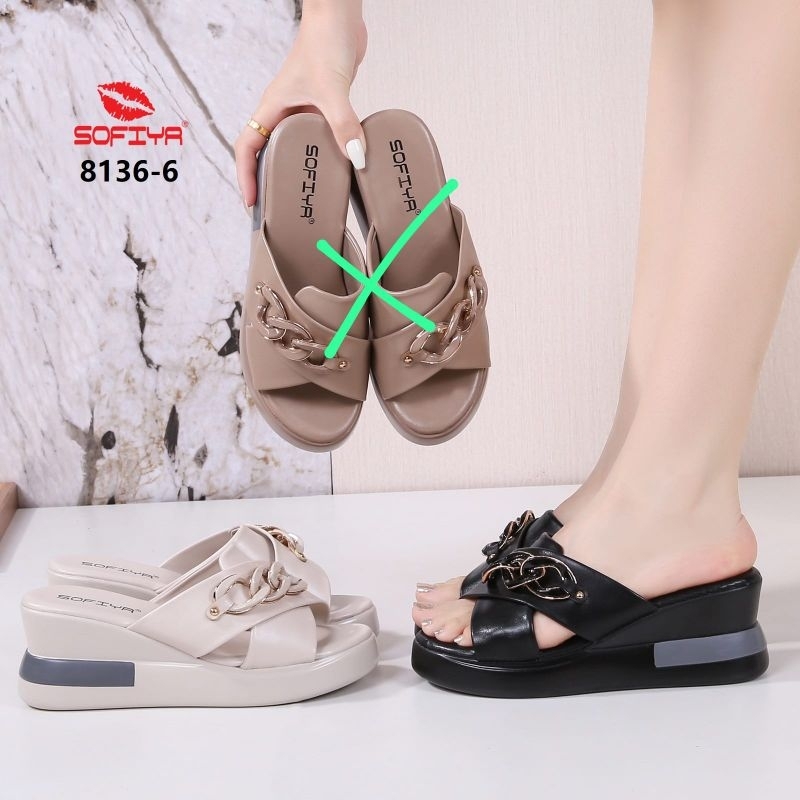 sendal sofiya wedges