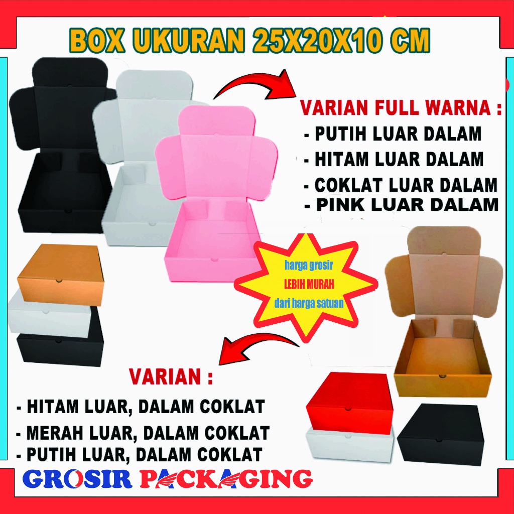 

Box 25x20x10 Cm/ Box Hampers/ Kardus/ Kotak