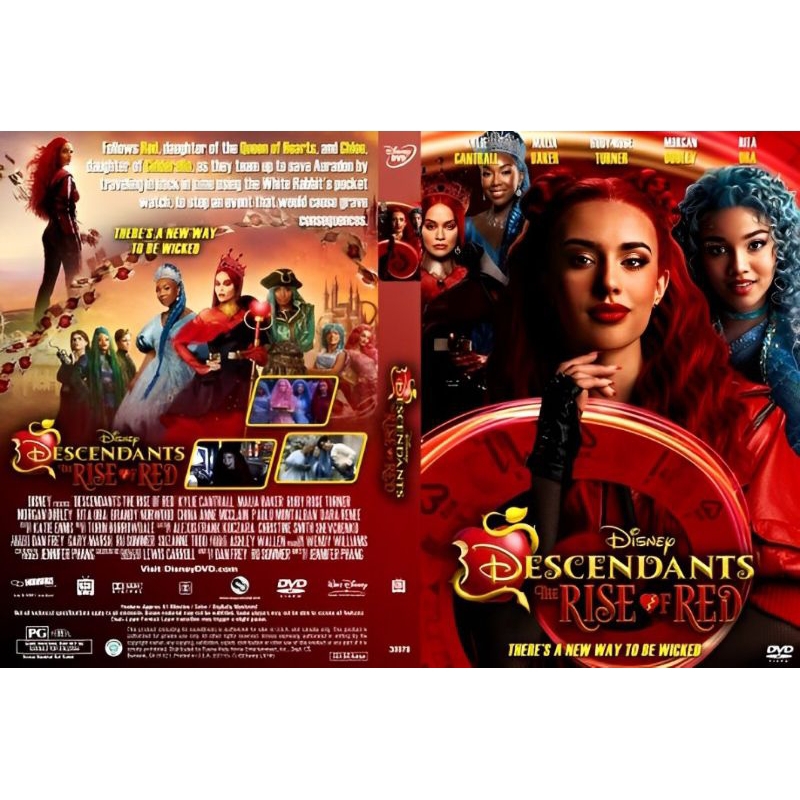 Kaset DVD Descendants The Rise Of Red 2024