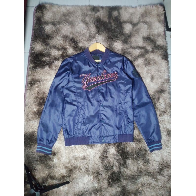 varsity mlb Yankees bahan satin