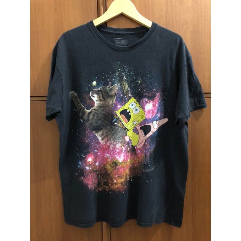 kaos kartun vintage second spongebob squarepants