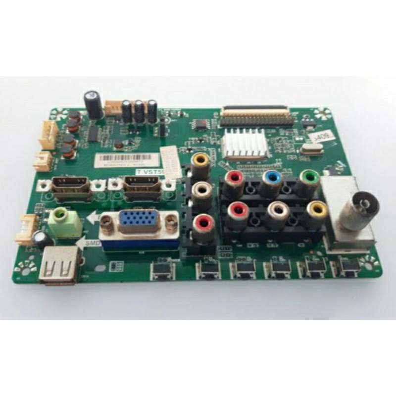 MB , mainboard , Matheboard Tv led polytron PLD24d810 Original copotan dari Tv led layar pecah,  NOR