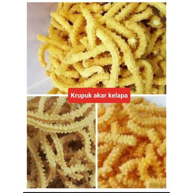 

Kerupuk akar kelapa 500 gr