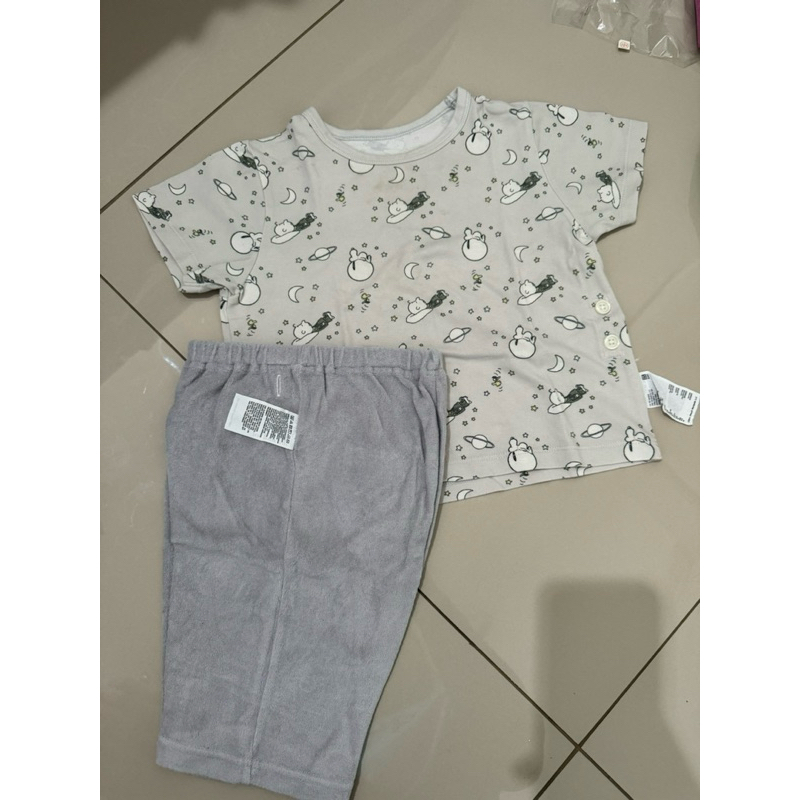 PRELOVED baju anak - Uniqlo set Play - Snoopy, Winnie the pooh, Pikachu