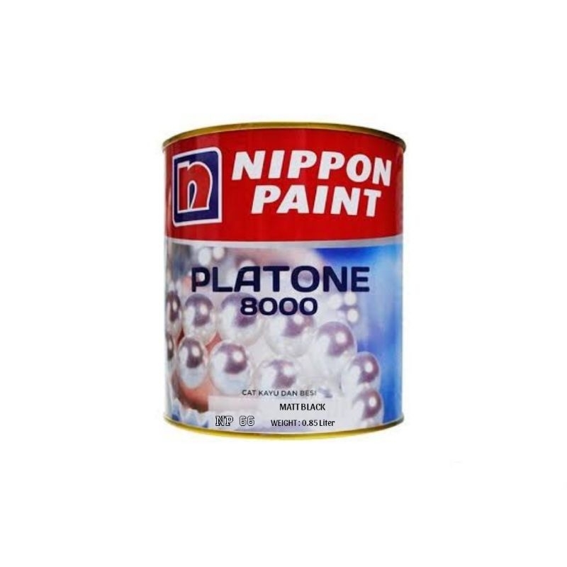 NIPPON PAINT ( PLATONE 8000 ) MATT BLACK