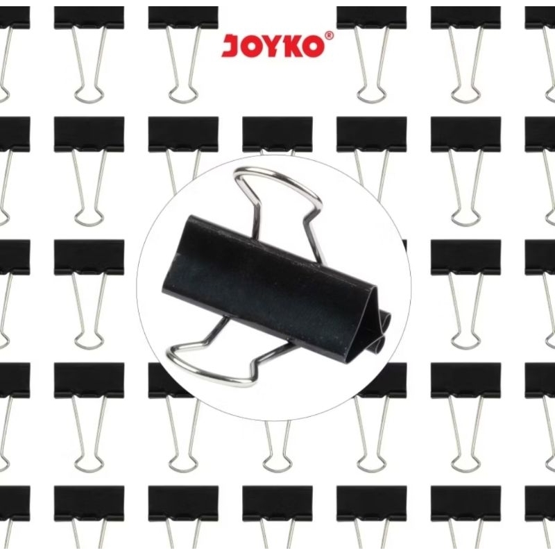 

Binder Clip Joyko Penjepit Kertas Per 12 Pcs