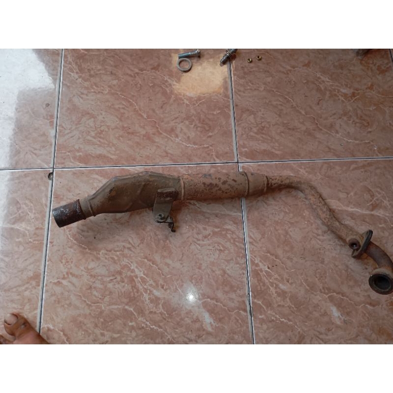 leheran knalpot cbr150r k45a 2013-2015 ori copotab motor