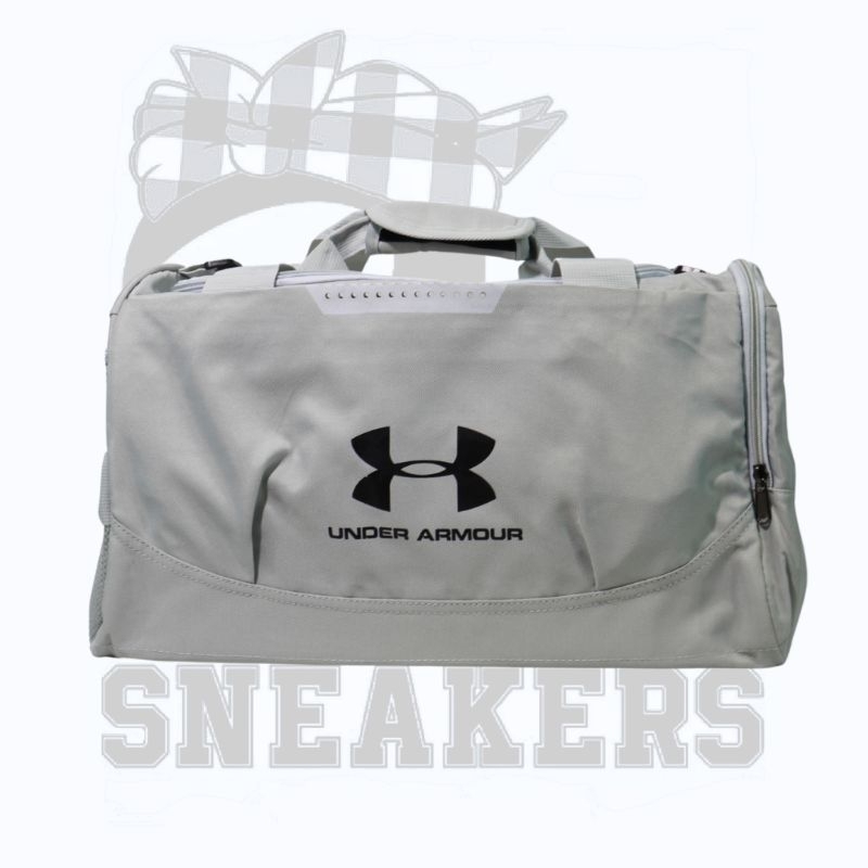 UNDER ARMOUR DUFFLE BAG-LIGHT GREY BLACK