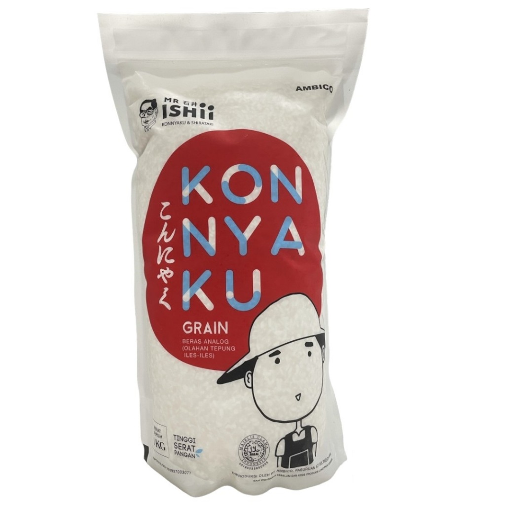 

Beras Shirataki Sirataki Konnyaku Shiratake Rice Halal Diet Keto DEBM Diabetes 1kg 1 kg