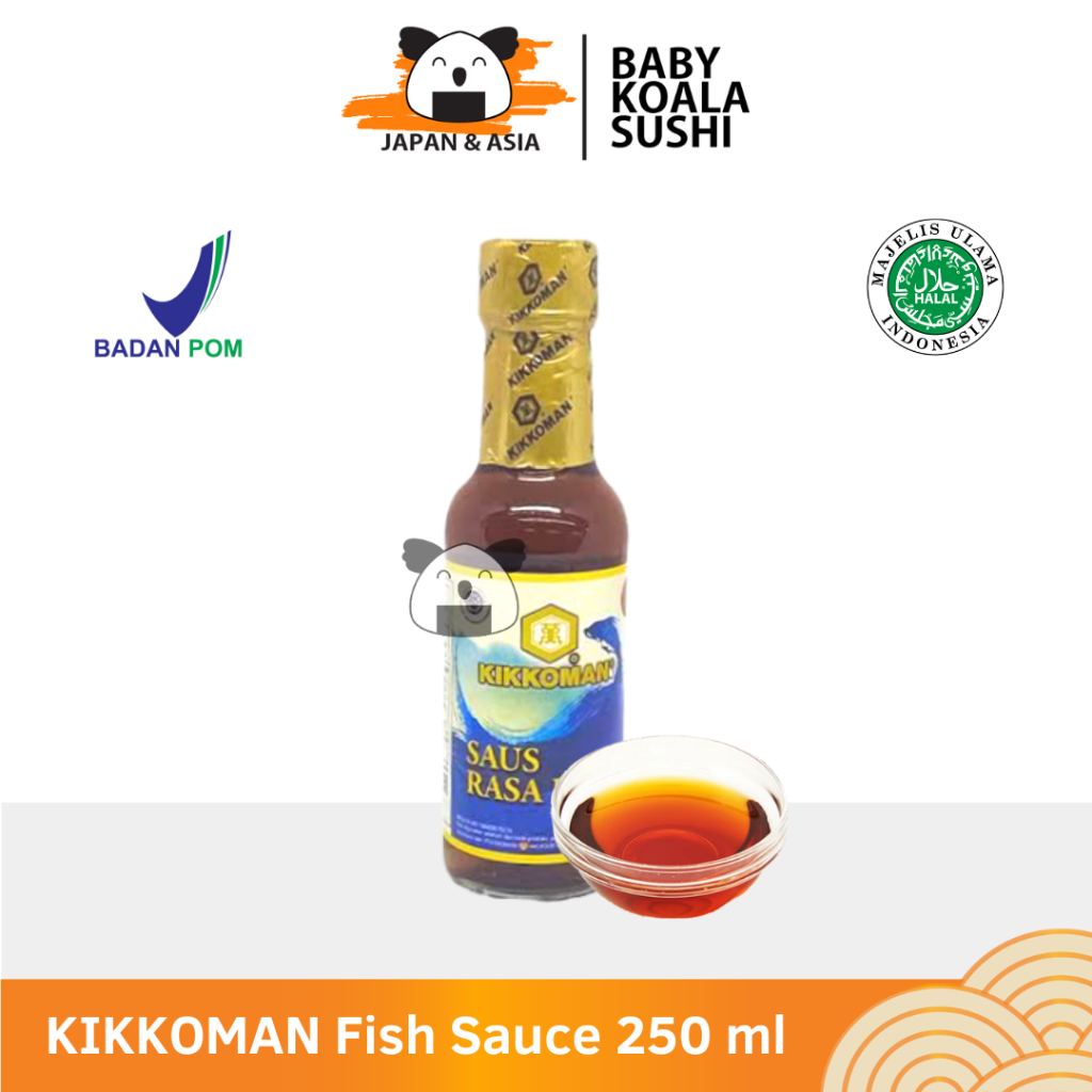 

KIKKOMAN Fish Sauce 150 ml Halal | Saos Ikan Halal