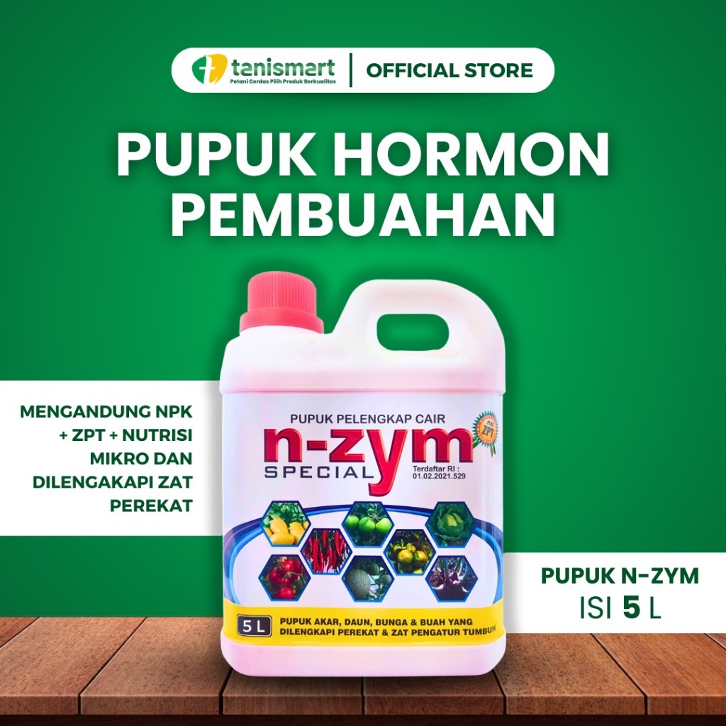 PUPUK N-ZYM SPECIAL 5 LITER PERTUMBUHAN & PEMBUAHAN  PUPUK PELENGKAP CAIR PUPUK NPK CAIR
