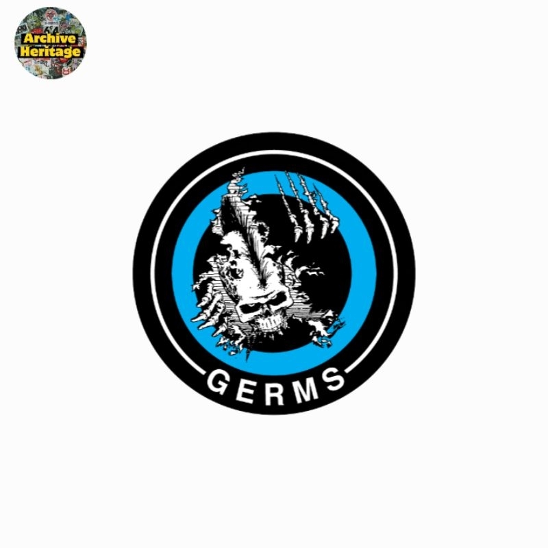 

sticker band The Germs logo hardcore punk stiker