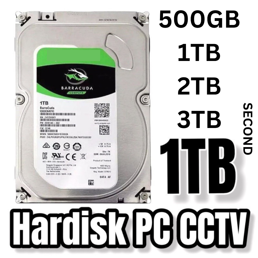 Hardisk 500GB / 1TB / 2TB / 3TB HDD Surveillance -Hardisk Internal 3,5" For Cctv hardisk PC REKONDIS