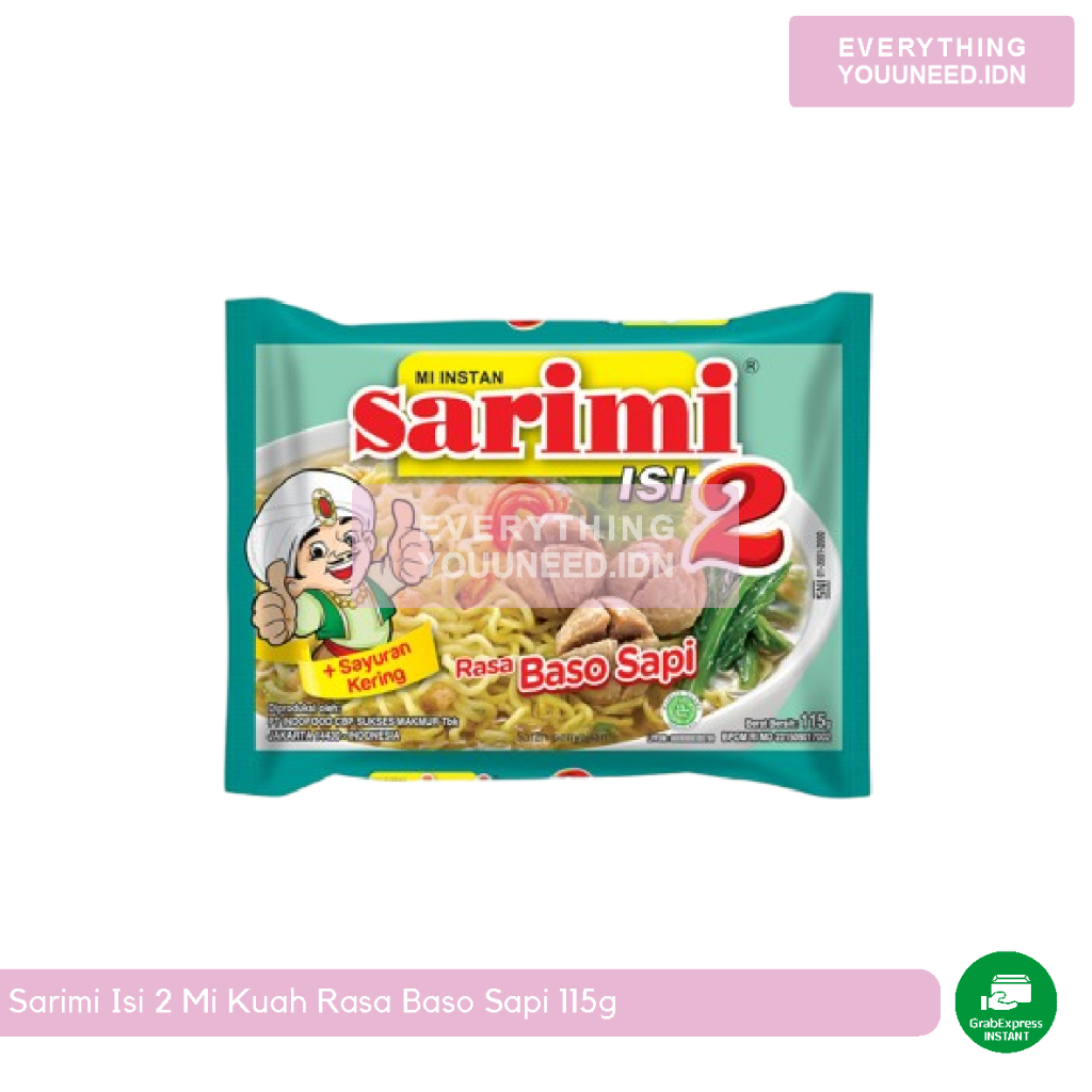 

Sarimi Rasa Baso Sapi Dua 115g