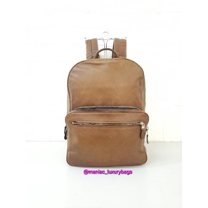 Backpack COACH*Hudson Leather Backpack in Sport Calf Leather