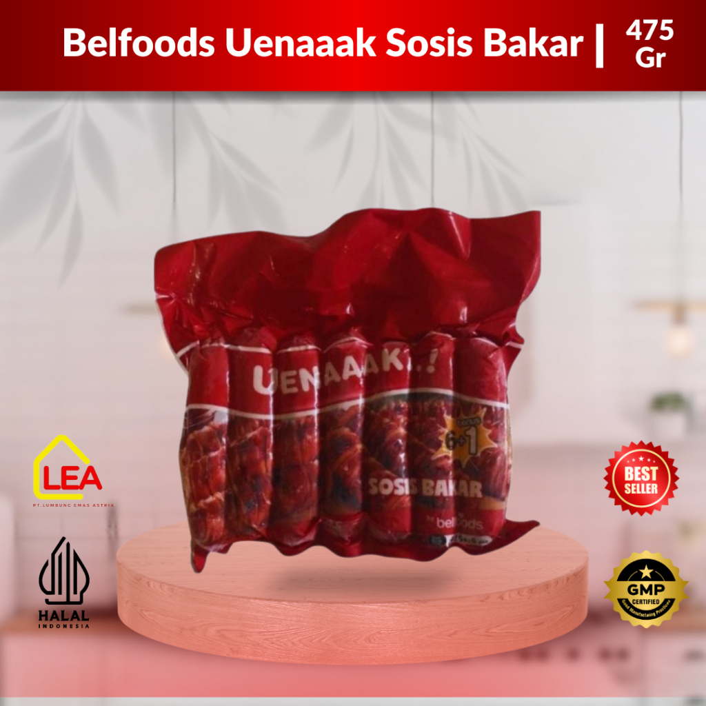 

Belfoods Uenaaak Sosis Bakar 475 Gram Lea Grosir