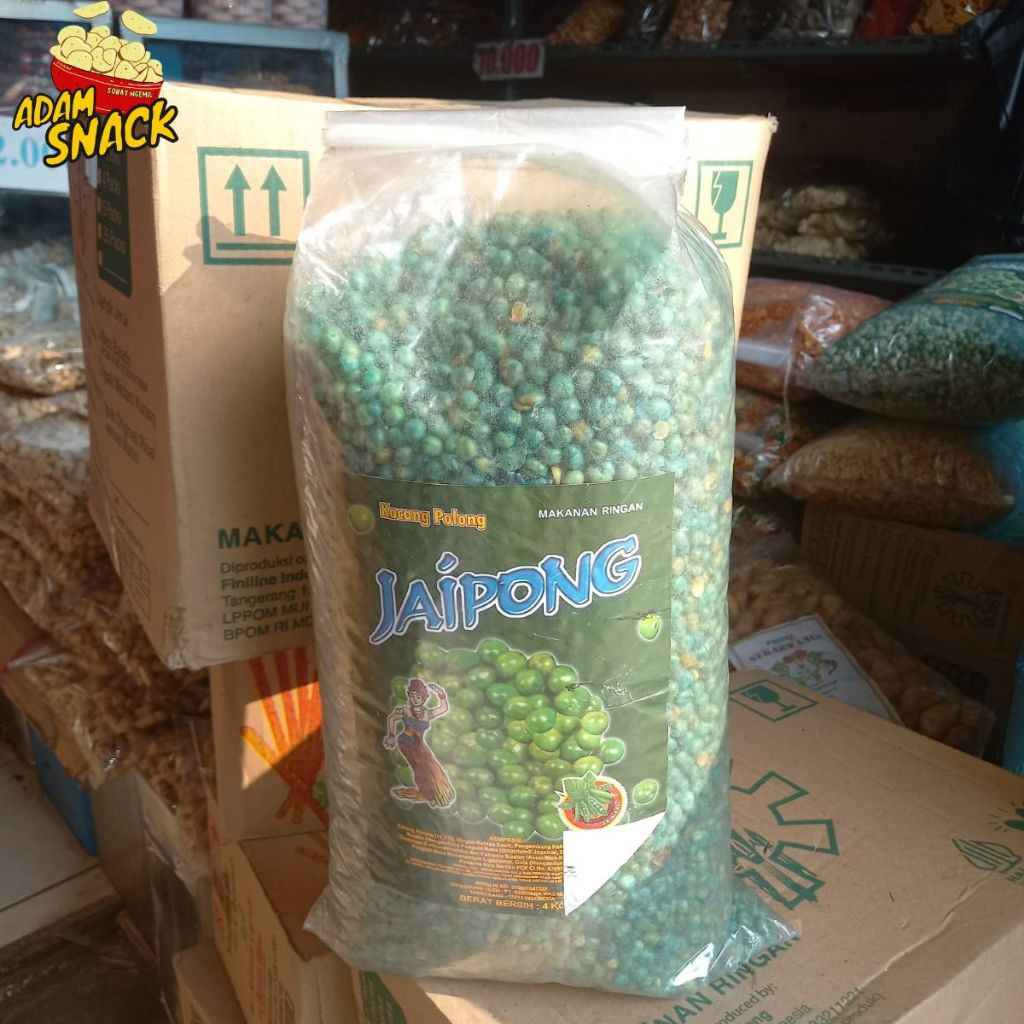 

KACANG POLONG HIJAU BAL ISI 4 KG/ KACANG POLONG MERK JAIPONG GURIH COD