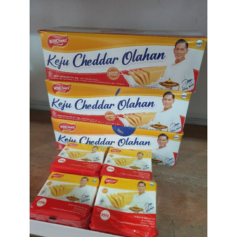 

WINCheez Keju Cheddar 250g Keju Cheddar Olahan Keju Enak Murah Termurah di Shopee