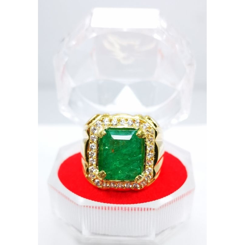 COD BAYAR DITEMPAT BATU CINCIN PERMATA AKIK ZAMRUD COLOMBIA KOTAK ASLI NATURAL