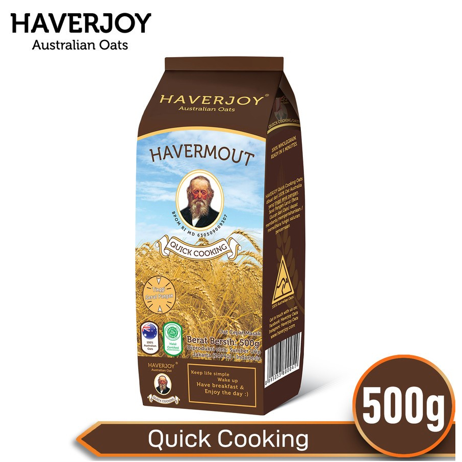 

Haverjoy Havermout Quick Cooking Oat 500gr