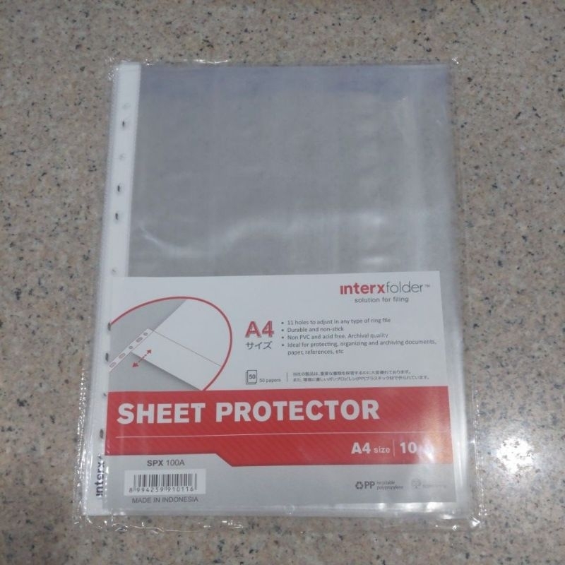 

PP Pocket A4 Interx Isi 10 Lembar
