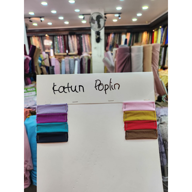 KATUN POPLIN/BAHAN KAIN KATUN POPLIN