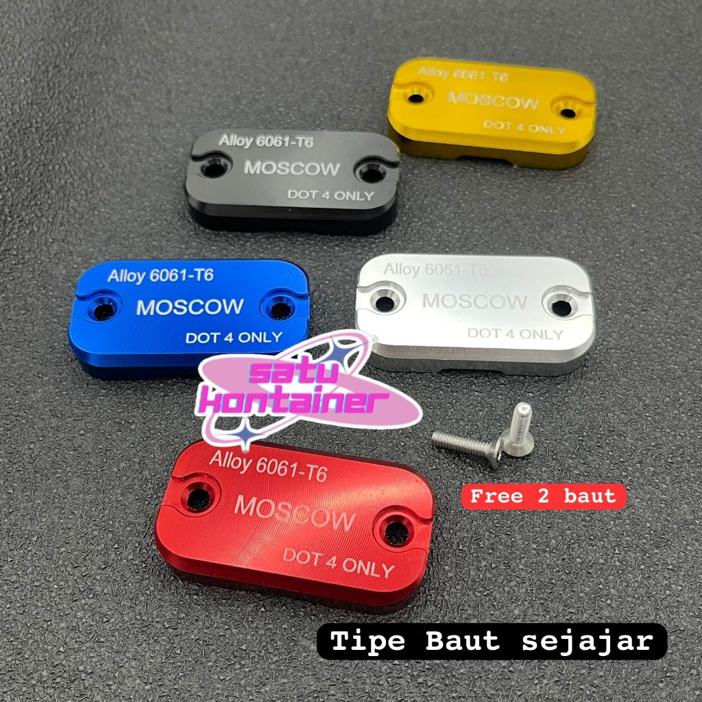 Cover Tutup Master Tutup Rem Vario 125 NEW Vario 150 NEW Aluminium Full CNC model Tutup Minyak Rem