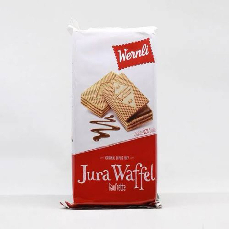

Wernli Jura Waffel Gaufrette 250gr import wafer from Switzerland