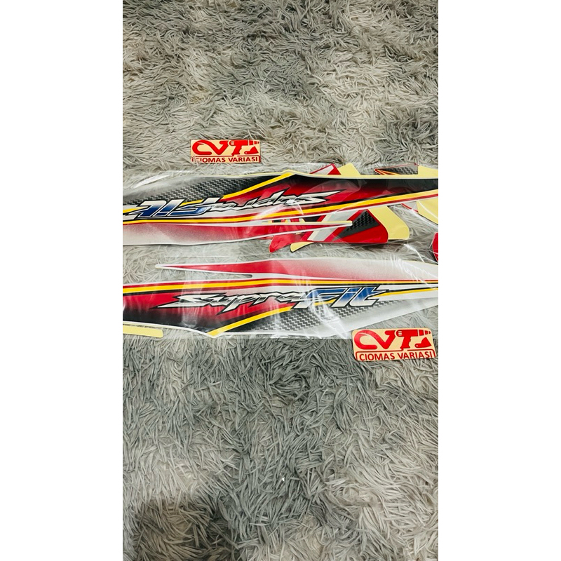 STIKER STRIPING BODY MOTOR SUPRA FIT NEW 2005 2006 2007