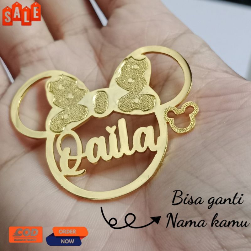 bros nama custom kepala hello kitty
