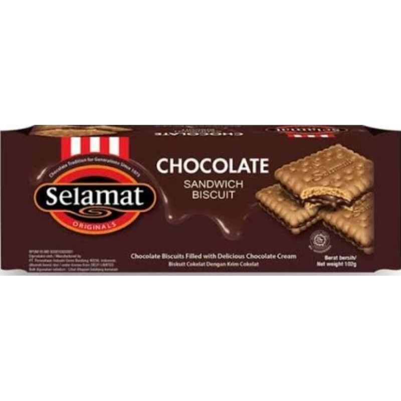 

Selamat Chocolate Sandwich Biskuit 102 gram