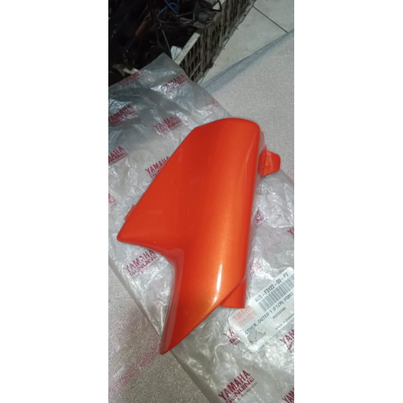 Tutup shok depan yamaha fizr ori orange set kanan kiri Harga