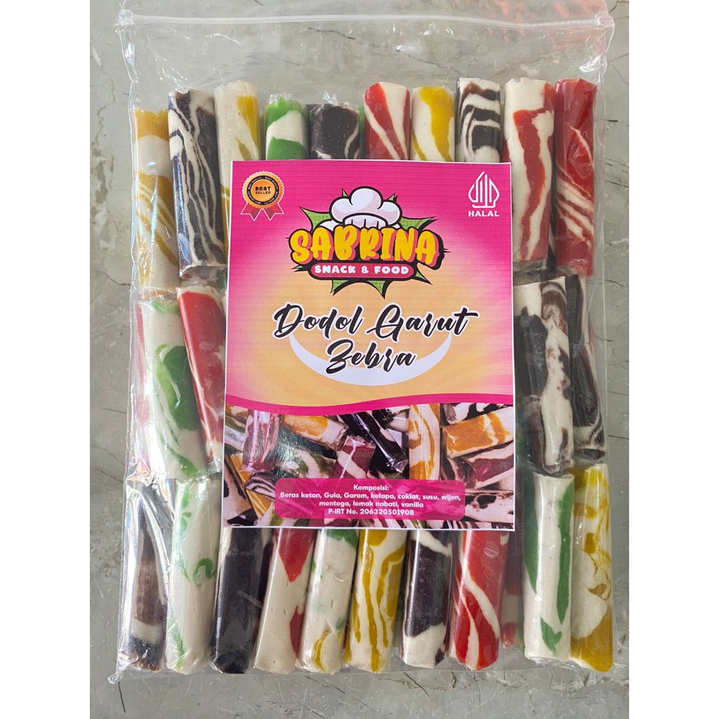 

SABRINA Dodol Garut Zebra 500g enak unik manis legit murah Best Seller