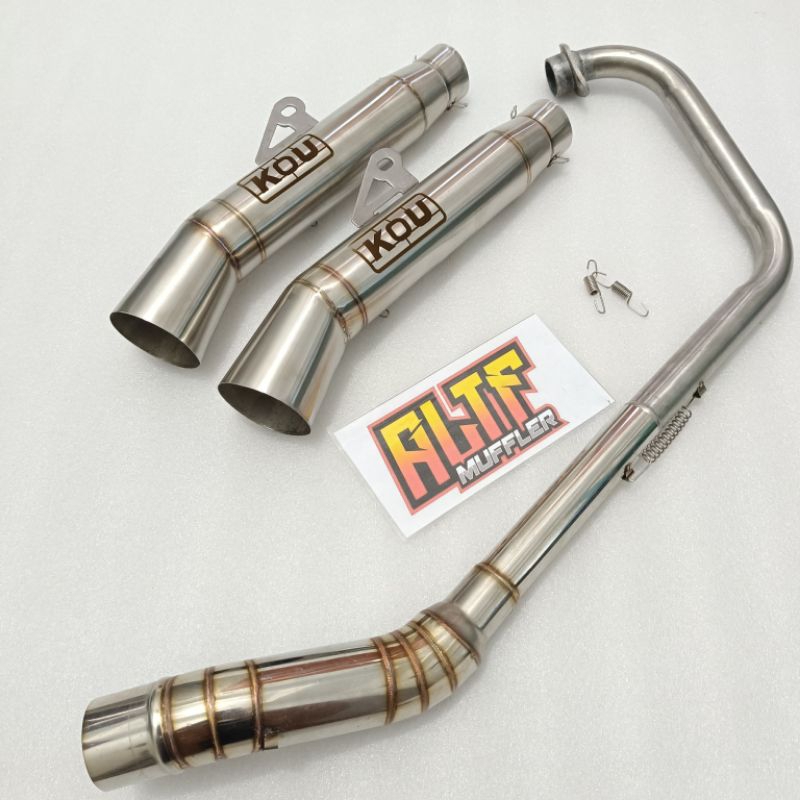 SUPER OPEN KOU DS4 51MM FOR TMX RUSI RACAL SKYGO ALL PANTRA (GOOD FOR LOUDEST PIPE)