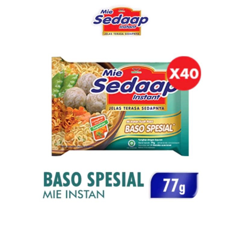 

Sedaap Mie Instan BASO SPESIAL 77 gr x40