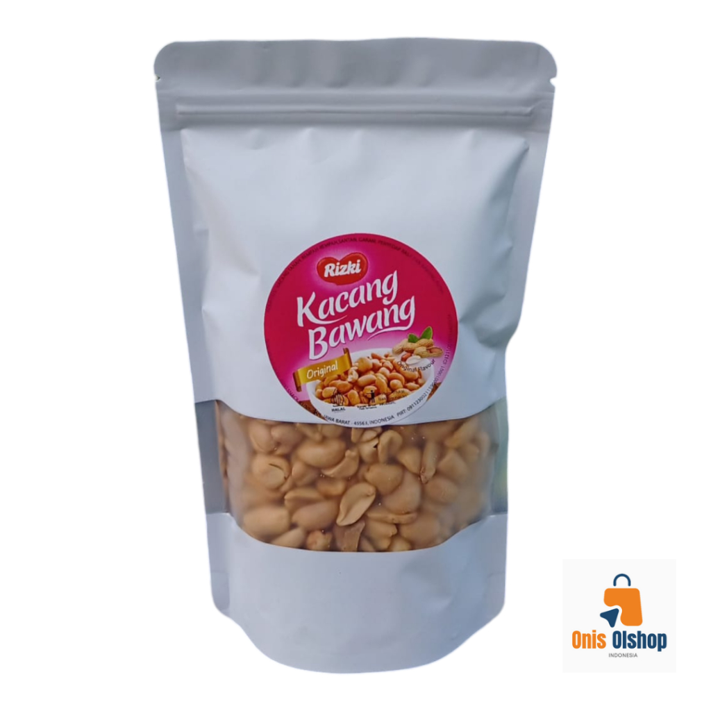 

Kacang Bawang Goreng Gurih Renyah Asin, Premium 200 gram