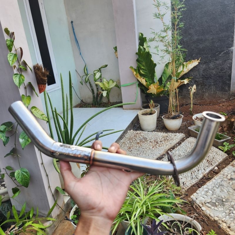 Leher pipa knalpot Vario 125 Vario 150 kolong model standar ORI BMR