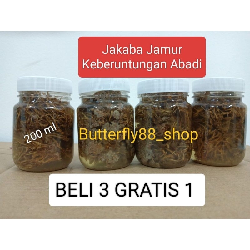 JamurJakaba Spora Bibit Biang Jamur Jakaba Pupuk Organik 200 ml