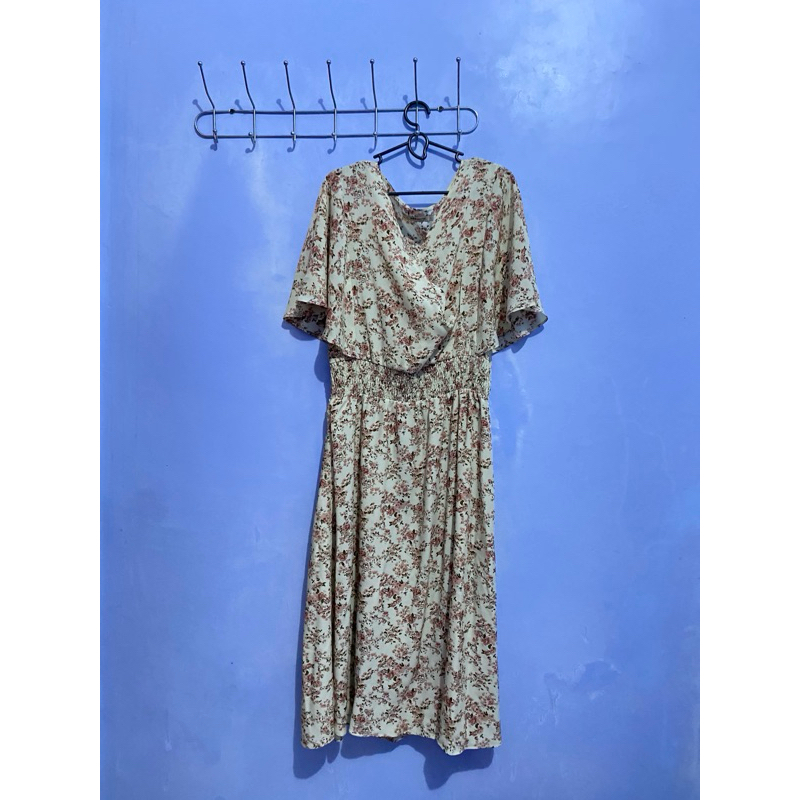 Preloved Dress Korea Flower