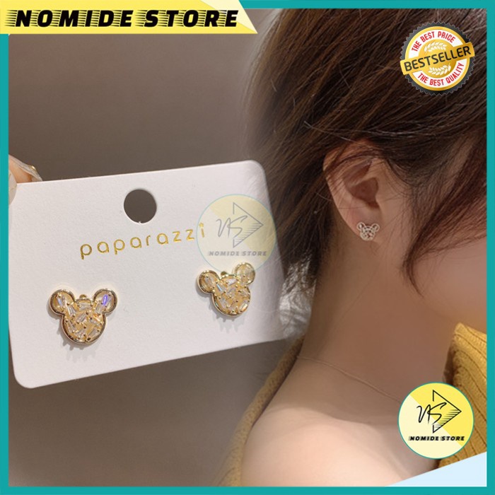 Harga Spesial Baru Anting Korea Perempuan Motif Kartun Tikus Design Elegant ANT19  ANT191