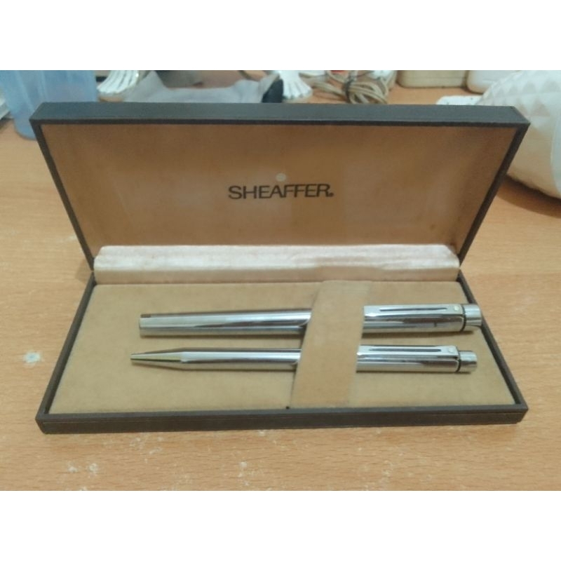 

SALE PL Sheaffer Targa 1001 Fountain pen & Ballpoint pen Set Preloved