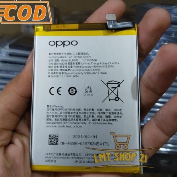 Baterai Battery OPPO A54 CPH2239  A54S CPH2273 Model CPH2239 CPH2273