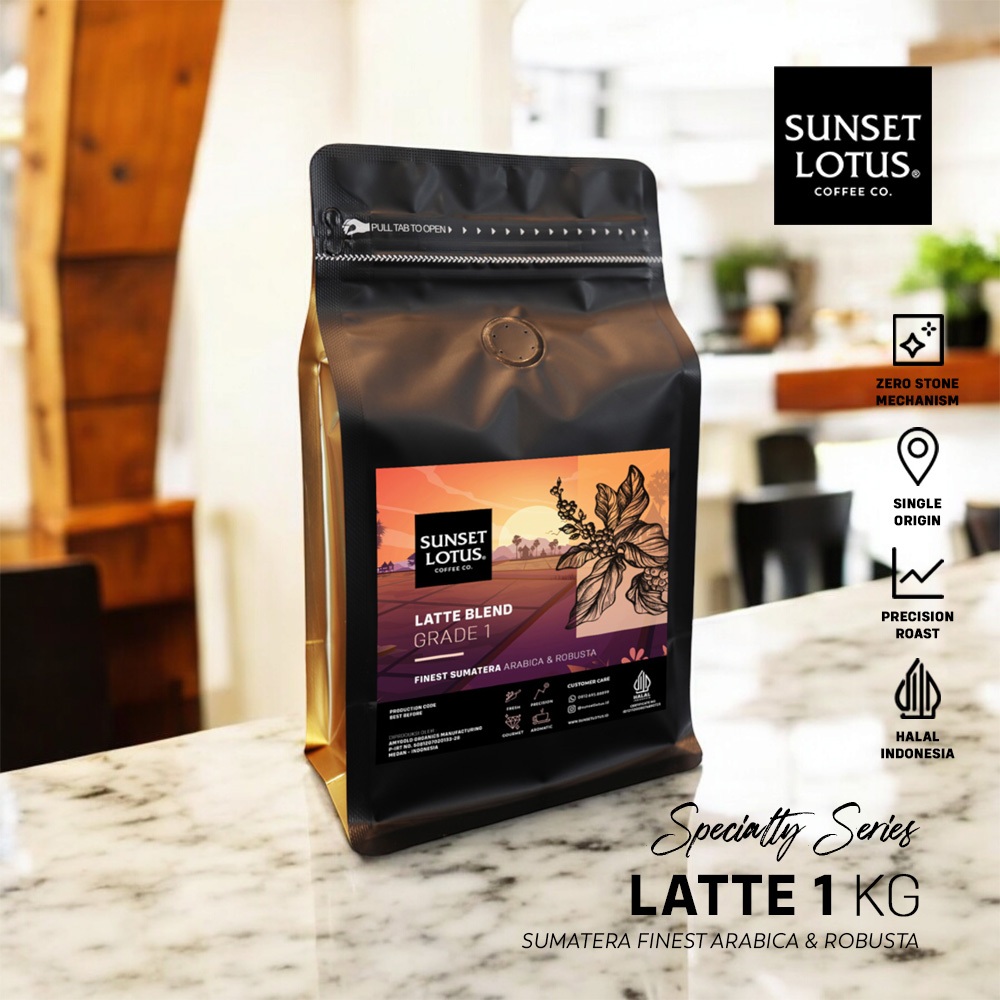 

Sunset Lotus Specialty Series House Blend Latte 1 Kg