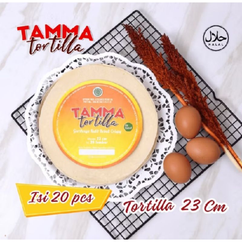 

Ay00! TAMMA Tortilla Sedang 23cm , Kulit Kebab