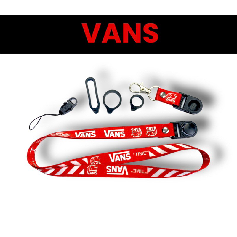 

VANS ART RED LANYARD PREMIUM GANTUNGAN HP GANTUNGAN KUNCI