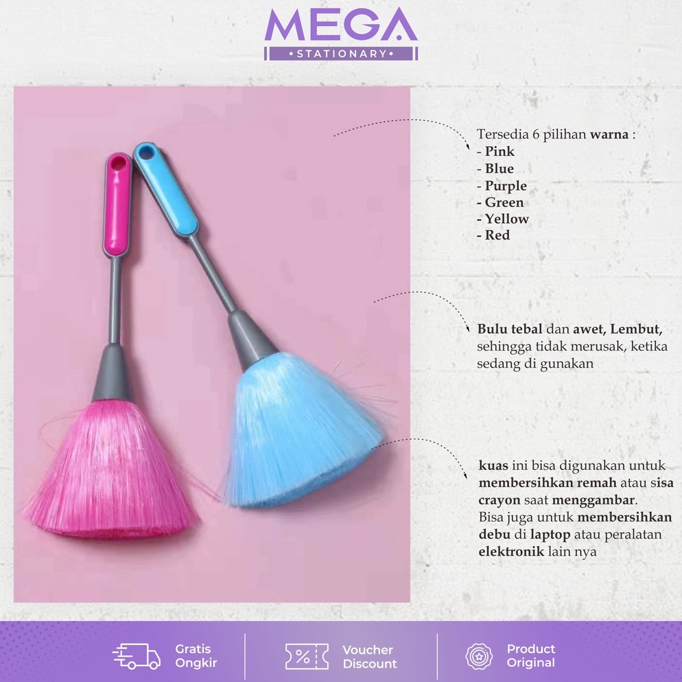 

New Product Kuas Sulak Crayon Pembersih Remah Debu Laptop dan Elektronik PREMIUM