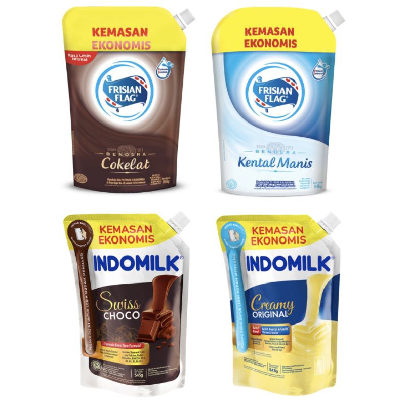 

Frisian Flag SKM 545 gr / Indomilk SKM 545 gr Coklat Putih