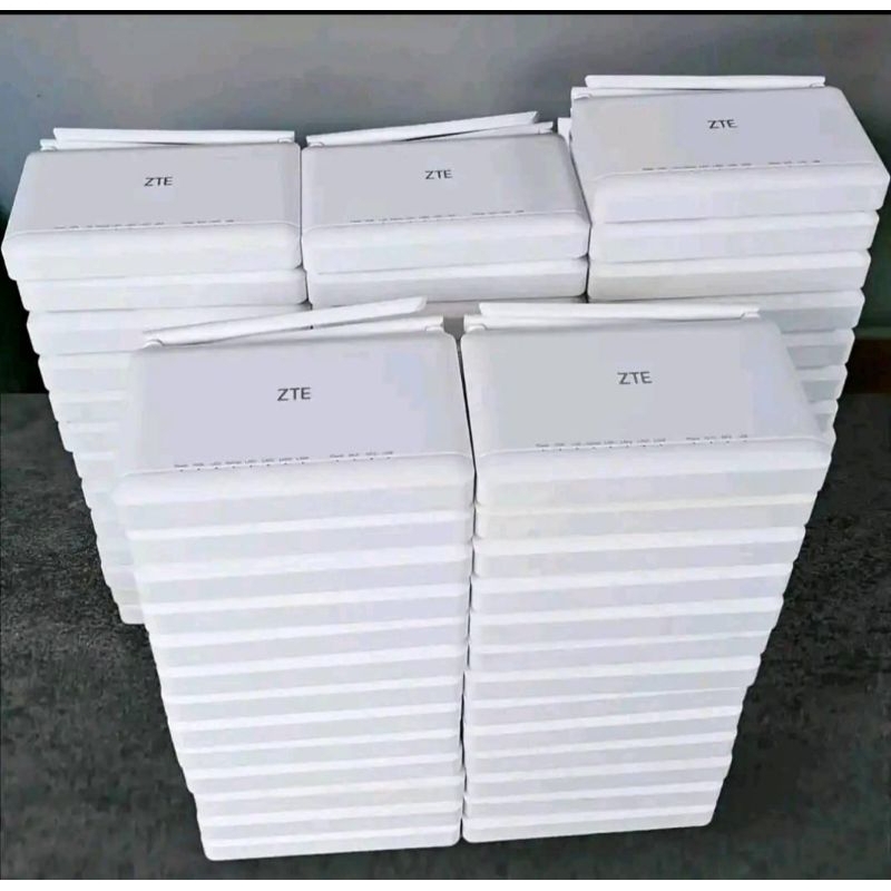 router ZTE F670L port hijau