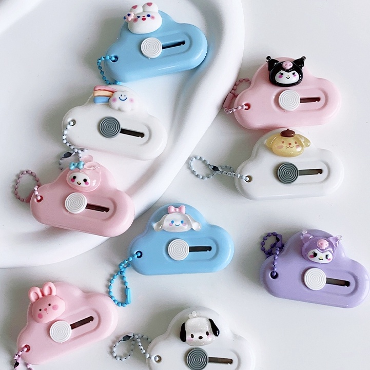 

Fresh Product CODSanrio Mini Cutter Lucu Bentuk Awan Karakter LucuPisau Kecil Kartun Kuromi Melody Alat Tulis KreatifGS